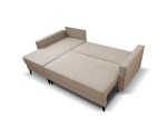 Universales Ecksofa in L-Form mit Schlaffunktion und Bettkasten, Farbvarianten, KAMEL N1
