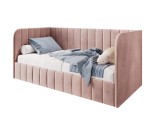 Jugendbett 90x200 cm, Polsterbett mit Bettkasten und Lattenrost, Einzelbett für Jugendzimmer, MARIO SM 05 Jugendbett 90x200 cm, Polsterbett mit Bettkasten und Lattenrost, Einzelbett für Jugendzimmer, MARIO SM 05
