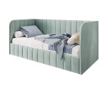 Jugendbett 90x200 cm, Polsterbett mit Bettkasten und Lattenrost, Einzelbett für Jugendzimmer, MARIO SM 05 Jugendbett 90x200 cm, Polsterbett mit Bettkasten und Lattenrost, Einzelbett für Jugendzimmer, MARIO SM 05