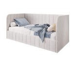 Einzelbett 100x200 cm, Polsterbett mit Seitenteilen, Bettkasten und Lattenrost, MARIO SM 05 Einzelbett 100x200 cm, Polsterbett mit Seitenteilen, Bettkasten und Lattenrost, MARIO SM 05