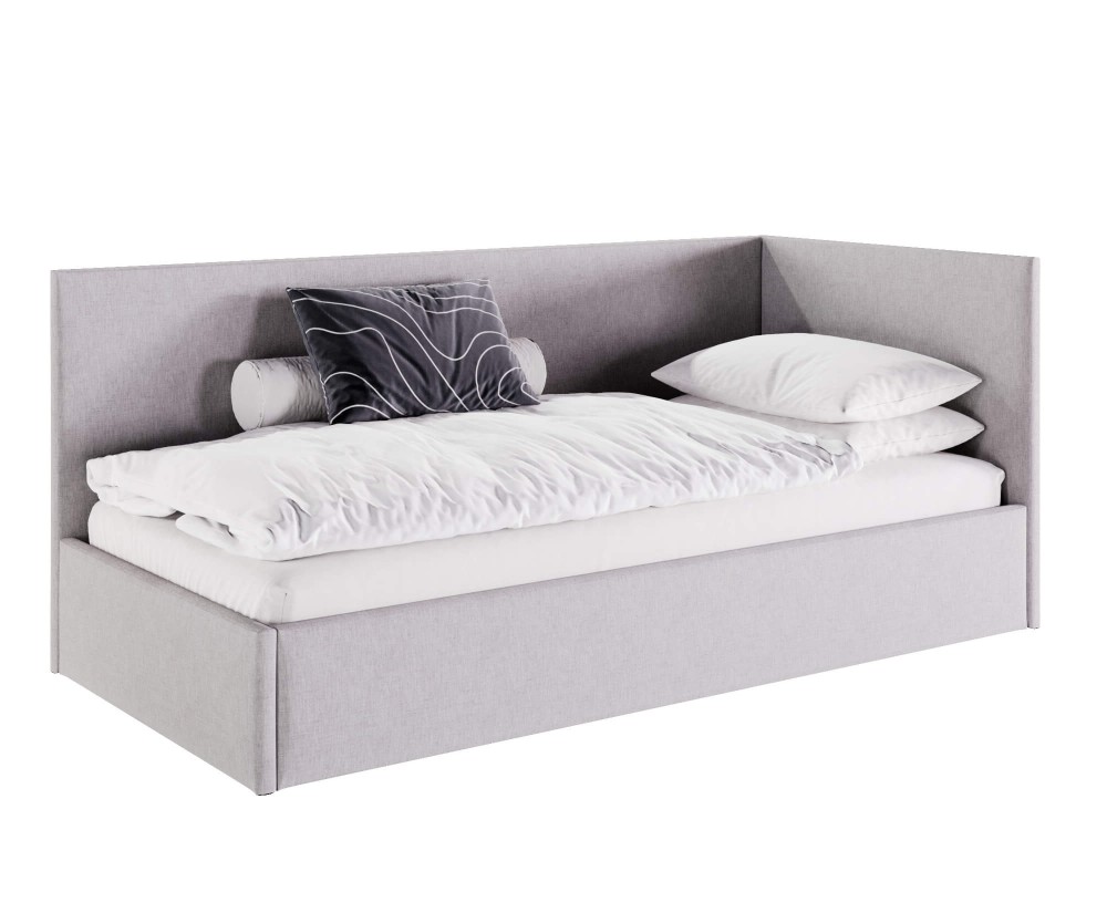 Einzelbett 90x200 cm, Singlebett, Polsterbett mit Lattenrost und Bettkasten, MATEO SM 02 Einzelbett 90x200 cm, Singlebett, Polsterbett mit Lattenrost und Bettkasten, MATEO SM 02