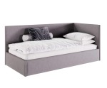Jugendbett 100x200 cm, Singlebett, Polsterbett mit Lattenrost und Bettkasten, MATEO SM 02 Jugendbett 100x200 cm, Singlebett, Polsterbett mit Lattenrost und Bettkasten, MATEO SM 02
