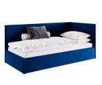 Schlafsofa 120x200 cm, Singlebett, Polsterbett mit Lattenrost und Bettkasten, MATEO SM 02