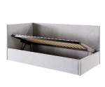 Schlafsofa 120x200 cm, Singlebett, Polsterbett mit Lattenrost und Bettkasten, MATEO SM 02