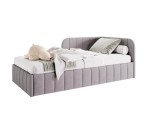 Jugendbett 90x200 cm mit Bettkasten und Lattenrost, Einzelbett für Jugendzimmer, MARIO SM 06