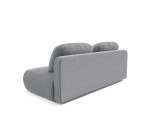 Schlafcouch mit Rückenkissen, 3-Sitzer-Sofa mit Schlaffunktion und Bettkasten, TRIVIO K16