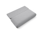 Schlafcouch mit Rückenkissen, 3-Sitzer-Sofa mit Schlaffunktion und Bettkasten, TRIVIO K16