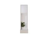 Standspiegel 179x48 cm mit Schublade, Ganzkörperspiegel, Garderobenspiegel, Kaschmir, SOLENA B03 Standspiegel 179x48 cm mit Schublade, Ganzkörperspiegel, Garderobenspiegel, Kaschmir, SOLENA B03
