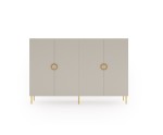 Elegante Kommode Breite 180 cm, Sideboard für Schlafzimmer, Wohnzimmer, Kaschmir, SOLENA B09 Elegante Kommode Breite 180 cm, Sideboard für Schlafzimmer, Wohnzimmer, Kaschmir, SOLENA B09