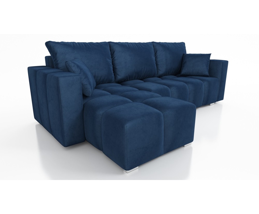 Universales Ecksofa in L-Form mit Schlaffunktion und Bettkasten, Farbvarianten, ADLER N2 Universales Ecksofa in L-Form mit Schlaffunktion und Bettkasten, Farbvarianten, ADLER N2