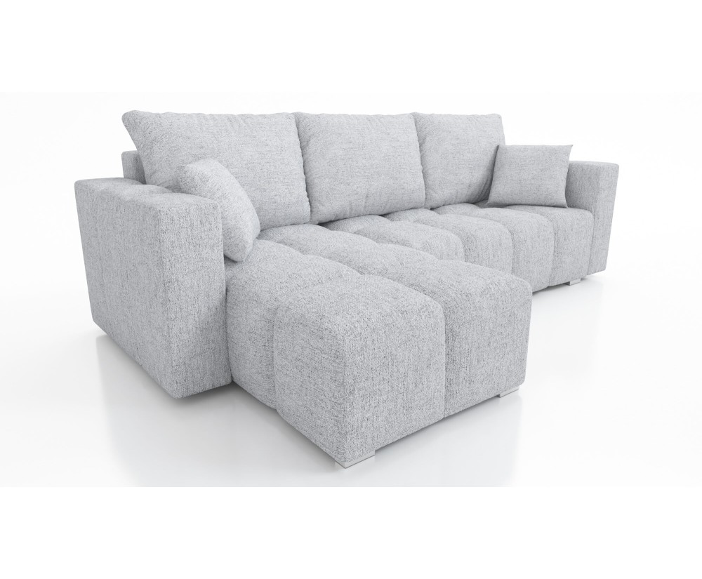 Universales Ecksofa in L-Form mit Schlaffunktion und Bettkasten, Farbvarianten, ADLER N2 Universales Ecksofa in L-Form mit Schlaffunktion und Bettkasten, Farbvarianten, ADLER N2