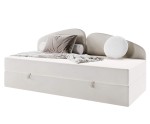 Kinderbett 80x200 cm mit BONELL-Matratze und Bettkasten, Polsterbett LEONARD 2M Kinderbett 80x200 cm mit BONELL-Matratze und Bettkasten, Polsterbett LEONARD 2M