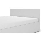 Doppelbett, Ehebett 140x200 cm mit Lattenrost, weiß, MONAKO