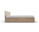 Doppelbett, Ehebett 140x200 cm mit Lattenrost, Sonoma Eiche, MONAKO