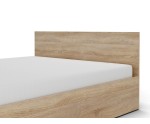 Doppelbett, Ehebett 140x200 cm mit Lattenrost, Sonoma Eiche, MONAKO