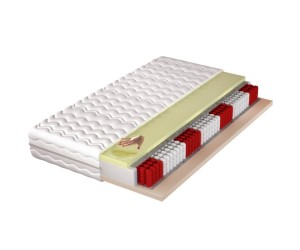 SENTO DM-18 Doppelseitige MULTIPOCKET-Matratze mit VISCO-Memory-Schaum und hochelastischem Kaltschaum HR