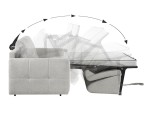 Schlafsofa mit Matratze, Schlaffläche 180x195 cm, Couch mit italienischem Ausziehsystem, FERRO 73