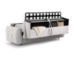 Schlafsofa mit Matratze, Schlaffläche 180x195 cm, Couch mit italienischem Ausziehsystem, FERRO 73