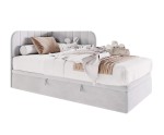 Polsterbett 80x180 cm mit Bettkasten, Eckbett, Jugendbett KEVIN 1R Polsterbett 80x180 cm mit Bettkasten, Eckbett, Jugendbett KEVIN 1R