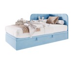 Polsterbett 80x180 cm mit Bettkasten, Eckbett, Jugendbett KEVIN 1R Polsterbett 80x180 cm mit Bettkasten, Eckbett, Jugendbett KEVIN 1R