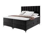 Elegantes Boxspringbett 140x200 cm für Schlafzimmer, Doppelbett, Ehebett mit Bettkasten, BARCELONA 1M