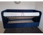 Jugendbett 90x200 cm, Polsterbett mit Bettkasten und Lattenrost, Einzelbett für Jugendzimmer, Riviera 81 dunkelblau, MARIO SM 05 Jugendbett 90x200 cm, Polsterbett mit Bettkasten und Lattenrost, Einzelbett für Jugendzimmer, Riviera 81 dunkelblau, MARIO SM 05