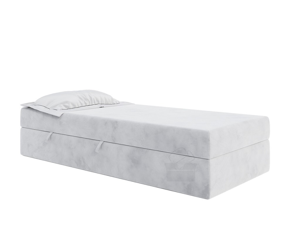 Set mit zwei Hotelbetten 90x200 cm mit Bettkasten, LARA 1M