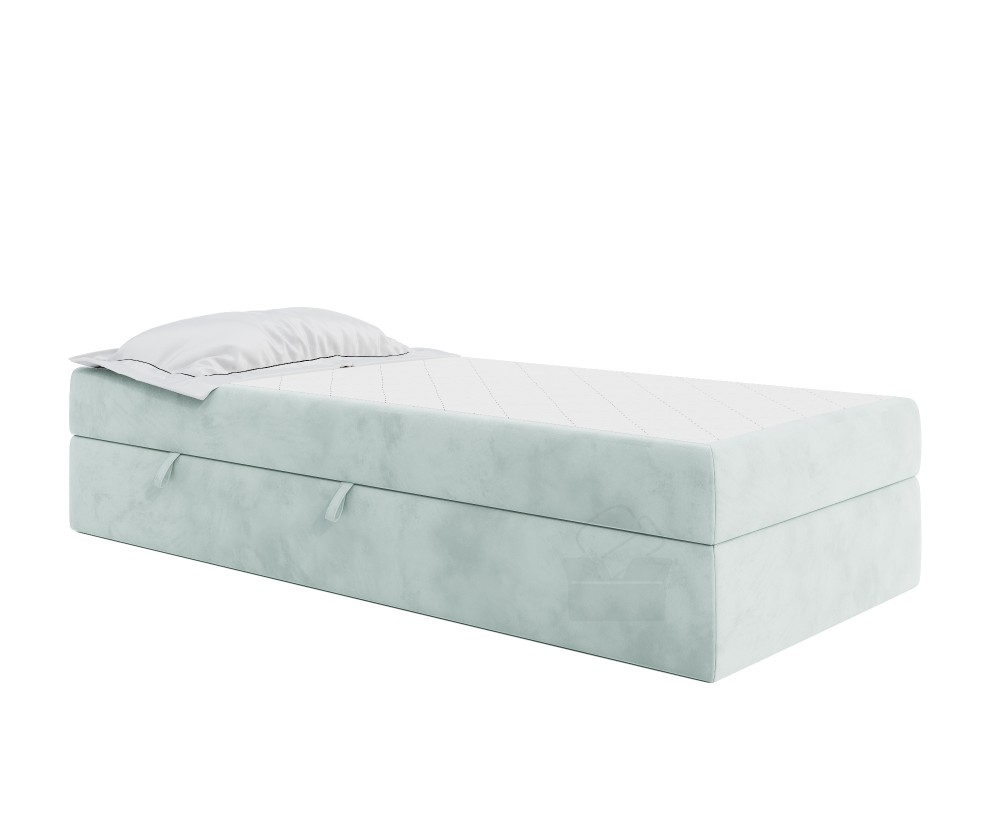 Set mit zwei Hotelbetten 90x200 cm mit Bettkasten, Matratze mit Anti-Rutsch-Stoff, KLAUDIA 1M Set mit zwei Hotelbetten 90x200 cm mit Bettkasten, Matratze mit Anti-Rutsch-Stoff, KLAUDIA 1M