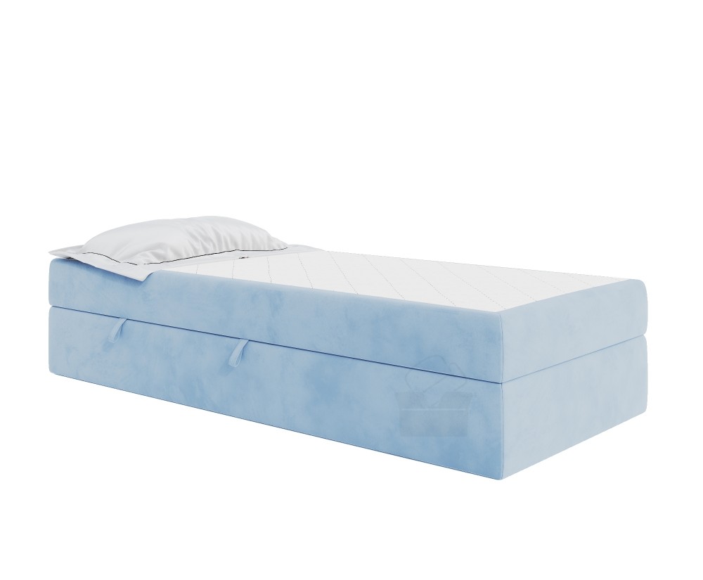 Set mit zwei Hotelbetten 90x200 cm mit Bettkasten, Matratze mit Anti-Rutsch-Stoff, KLAUDIA 1M Set mit zwei Hotelbetten 90x200 cm mit Bettkasten, Matratze mit Anti-Rutsch-Stoff, KLAUDIA 1M