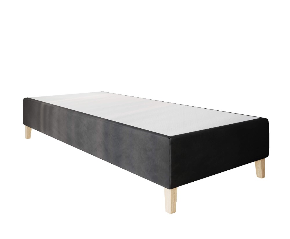Einzelbett 80x200 cm für Hotelzimmer, Bettgestell ohne Matratze, GRAND 1N