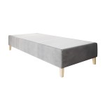 Einzelbett 80x200 cm für Hotelzimmer, Bettgestell ohne Matratze, GRAND 1N