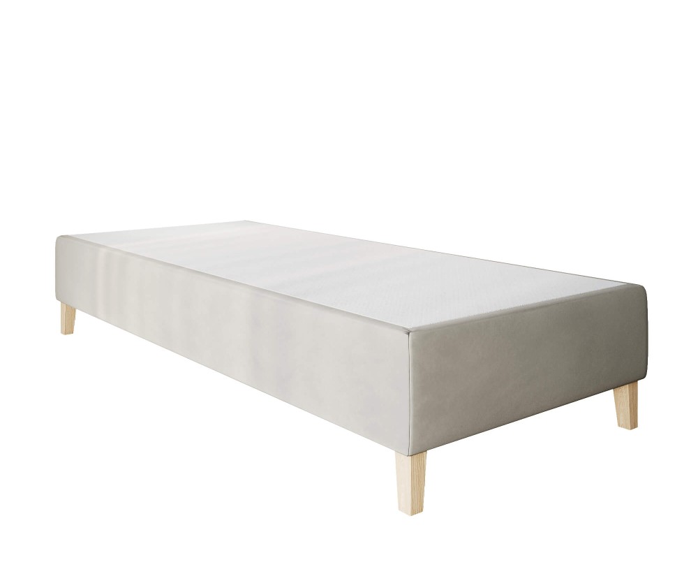 Einzelbett 80x200 cm für Hotelzimmer, Bettgestell ohne Matratze, GRAND 1N