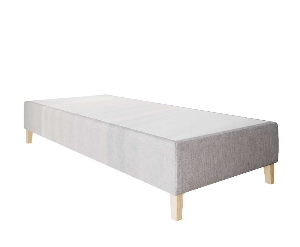 Einzelbett 80x200 cm für Hotelzimmer, Bettgestell ohne Matratze, GRAND 1N