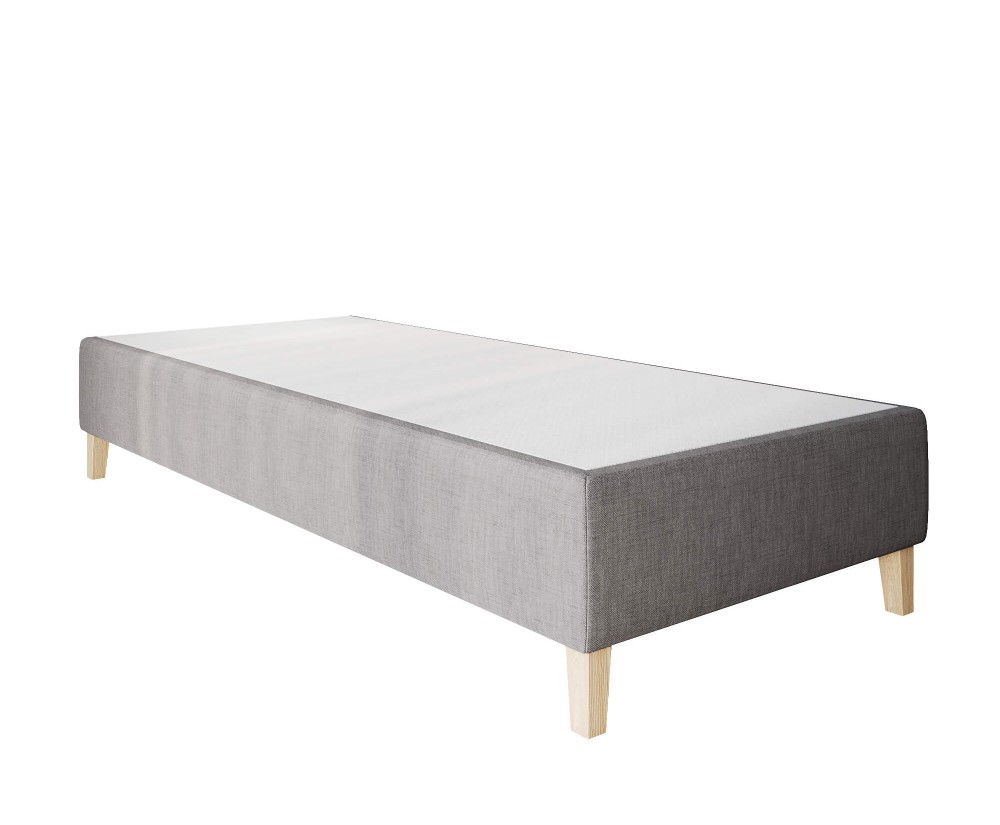 Einzelbett 80x200 cm für Hotelzimmer, Bettgestell ohne Matratze, GRAND 1N