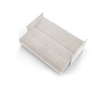 Wohnzimmersofa, 3-Sitzer-Sofa mit Schlaffunktion und Bettkasten, weicher Velvetstoff - 3 Farbvarianten, ADLER K3