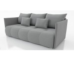 Wohnzimmersofa, 3-Sitzer-Sofa mit Schlaffunktion und Bettkasten, weicher Velvetstoff - 3 Farbvarianten, ADLER K3