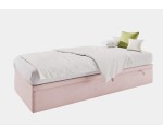 Einzelbett 100x200 cm, Jugendbett mit Bettkasten, Hotelbett, HUGO 1R