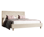 Doppelbett 160x200 cm, Ehebett mit Lattenrost, ohne Bettkasten, LARETTO T25