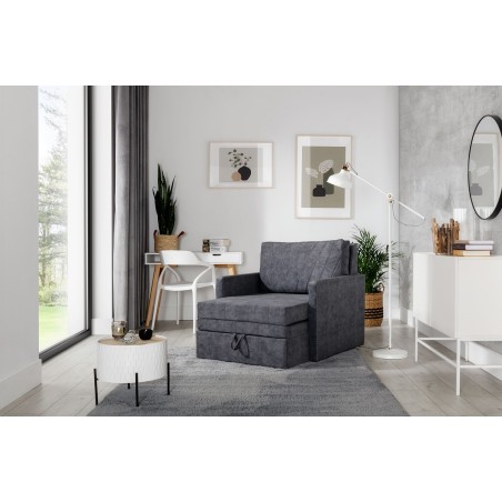 LUCA Kleines 1-Sitzer-Sofa, einfach ausziehbar, mit Schlaffunktion