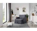 Kleines 1-Sitzer-Sofa, einfach ausziehbar, mit Schlaffunktion, LUCA