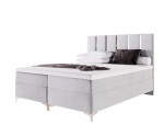 Kontinentalbett 180x200 cm, Ehebett auf Füßen, niedriges Kopfteil auf Wunsch für Dachschräge, SANTIAGO 2